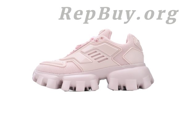 Prada Cloudbust Thunder Technical Fabric Sneakers Pink