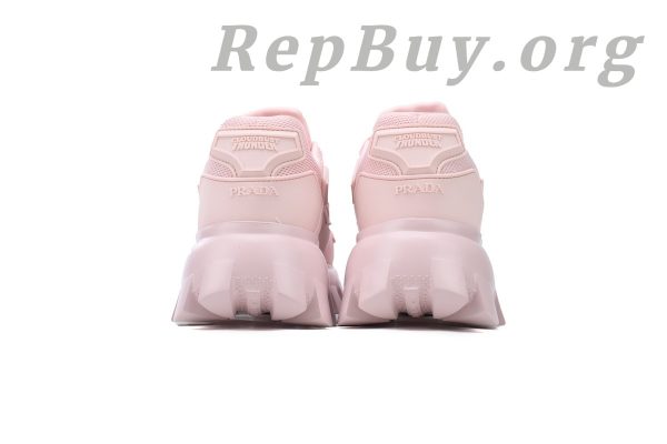 Prada Cloudbust Thunder Technical Fabric Sneakers Pink - 图片 3