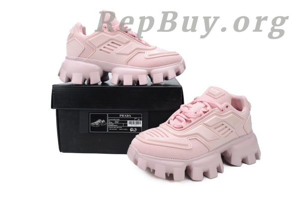 Prada Cloudbust Thunder Technical Fabric Sneakers Pink - 图片 10