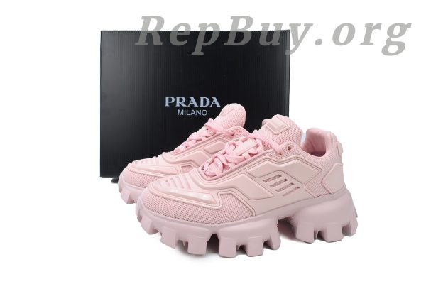 Prada Cloudbust Thunder Technical Fabric Sneakers Pink - 图片 11