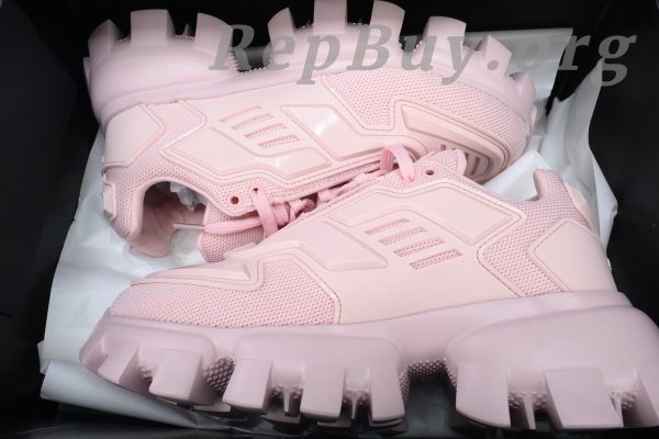 Prada Cloudbust Thunder Technical Fabric Sneakers Pink - 图片 12