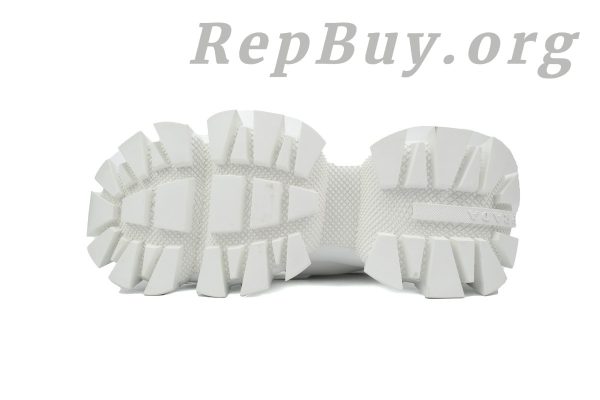 Prada Cloudbust Thunder Technical Fabric Sneakers White - 图片 4