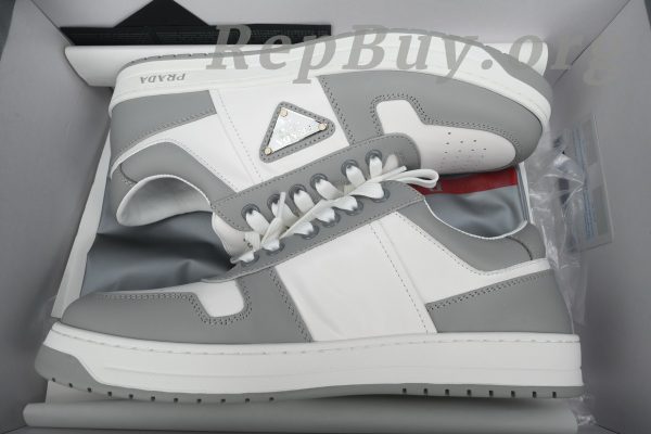 Prada Downtown Low Sneakers Grey/White - 图片 12