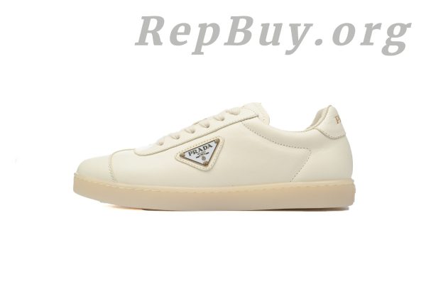 Prada Lane leather sneakers Lane Ivory