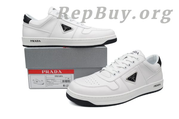 Prada Downtown Low Sneakers White - 图片 12