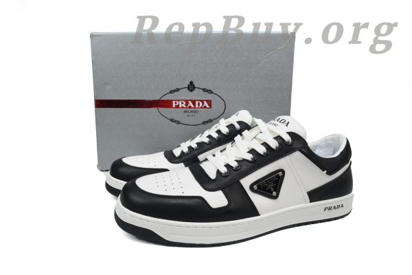 Prada Downtown Low Sneakers White/Black - 图片 11