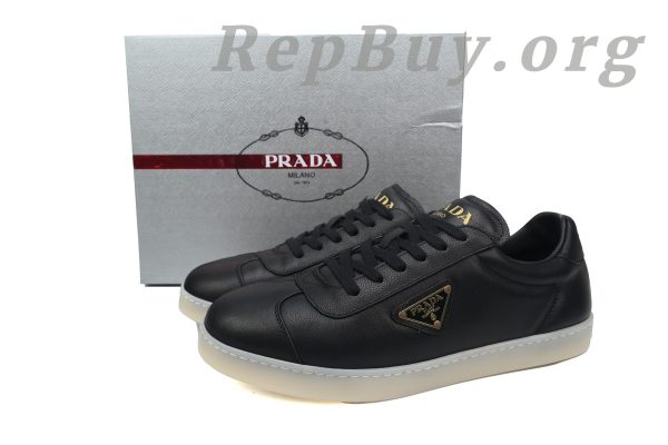 Prada Lane Leather Sneakers Lane Black - 图片 11