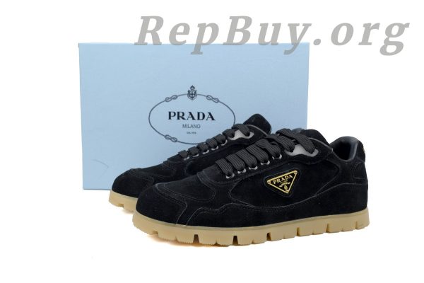 Prada Trail faded suede sneakers Black - 图片 11