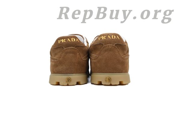Prada Trail faded suede sneakers Brown - 图片 3