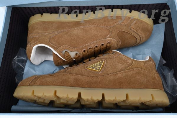 Prada Trail faded suede sneakers Brown - 图片 12