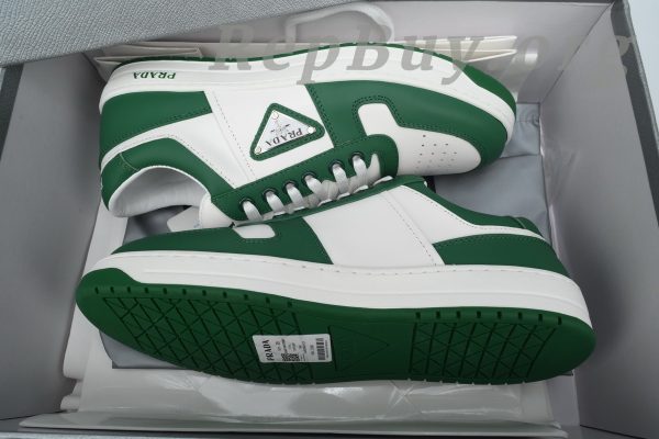 Prada Downtown Leather White Mango - 图片 12