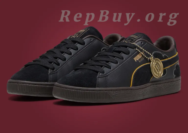 PUMA x ONE PIECE Suede Black - 图片 4
