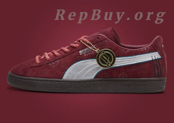 PUMA x ONE PIECE Suede Wine Red