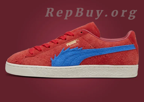 PUMA x ONE PIECE Suede Red
