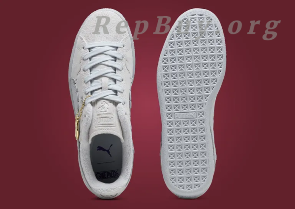 PUMA x ONE PIECE Suede White - 图片 5
