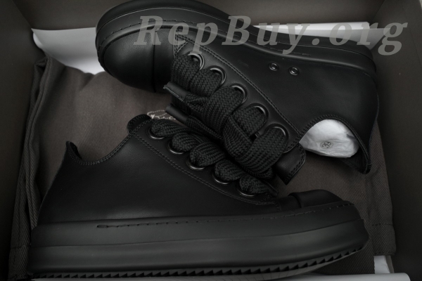 Rick Owens All Black Thick Shoelaces - 图片 12