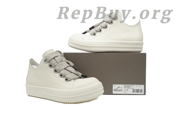 Rick Owens All White Thick Shoelaces - 图片 10