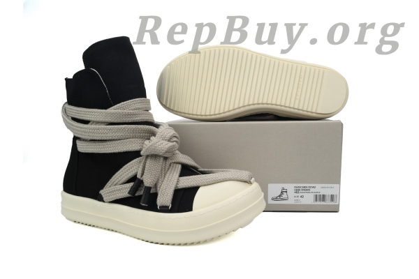 Rick Owens DRKSHDW Luxor Hexa High Black Milk - 图片 11
