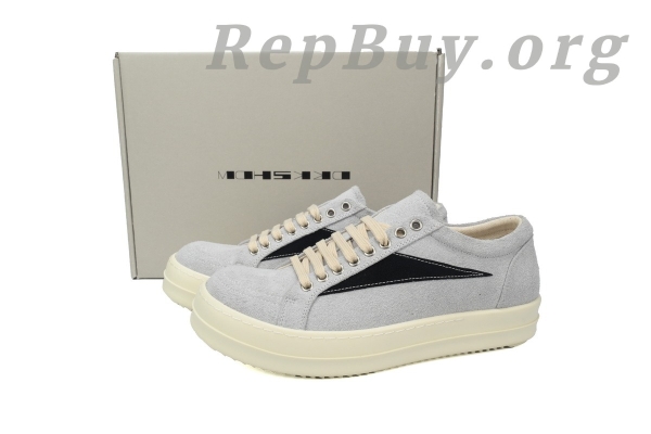 Rick Owens DRKSHDW Luxor Vintage Sneaks 'Oyster Black' - Image 11