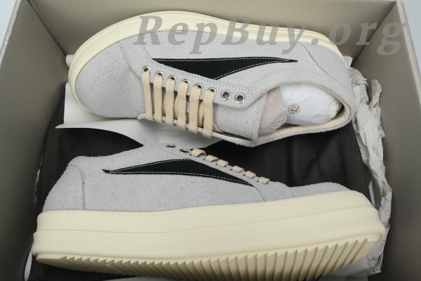 Rick Owens DRKSHDW Luxor Vintage Sneaks 'Oyster Black' - Image 10