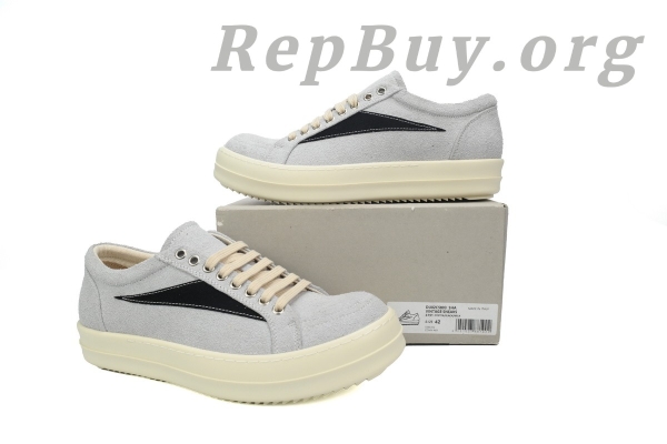 Rick Owens DRKSHDW Luxor Vintage Sneaks 'Oyster Black' - Image 12