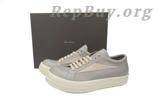 Rick Owens Lido Vintage Leather Sneakers - Image 12