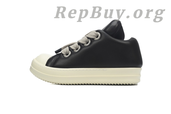 Rick Owens Luxor Jumbo Padded Low Black Milk