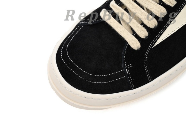 Rick Owens Strobe Vintage Low Black Suede RU01C4897 LPOLVS-911 - Image 8