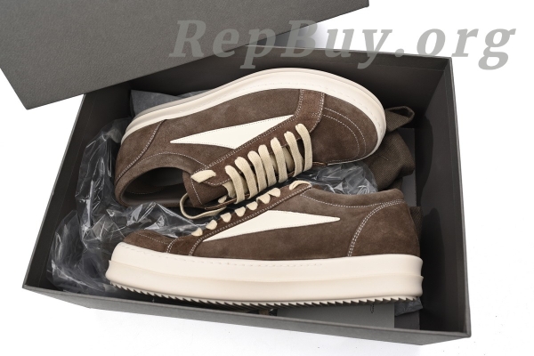 RICK OWENS VINTAGE SNEAKS IN VELOUR SUEDE COW RU02B2897 LPOLPO-3411 - Image 13