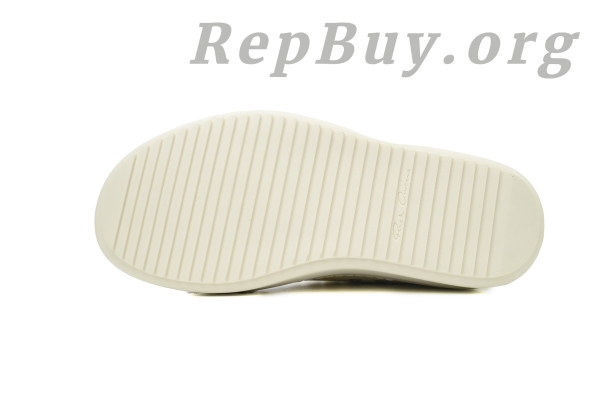 Rick Owens Watermelon Head Thick Bottom Low Top All White - 图片 4