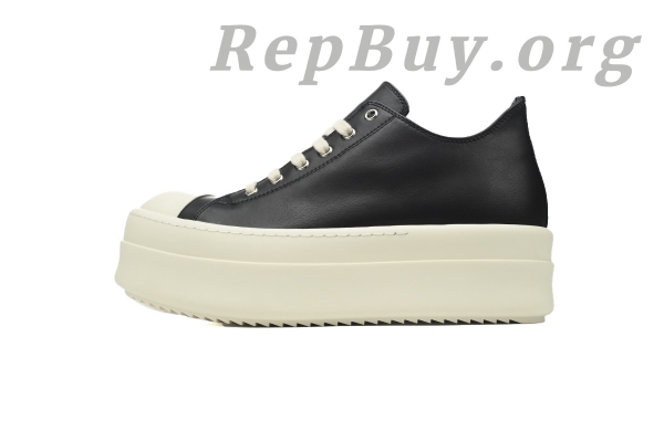 Rick Owens Watermelon Head Thick Bottom Low Top Black