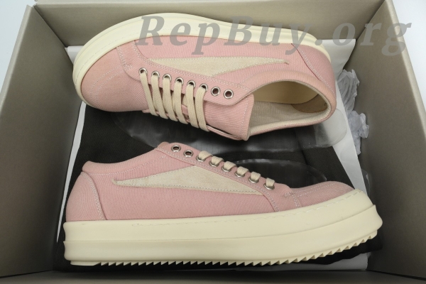 Rick Owens Wmns EDFU Vintage Low 'Faded Pink' - Image 12