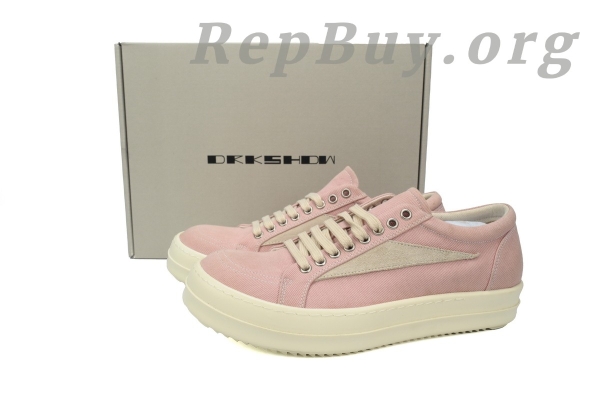 Rick Owens Wmns EDFU Vintage Low 'Faded Pink' - Image 11