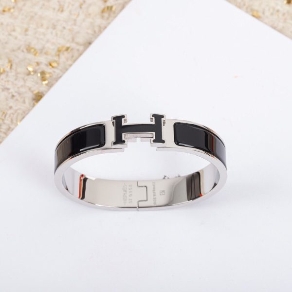 18K Clic H Black Bracelet - 图片 6
