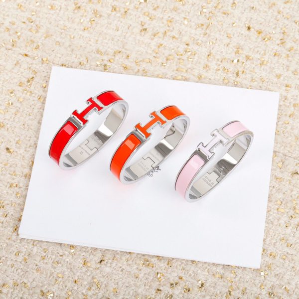 18K Clic H Red Bracelet - 图片 5