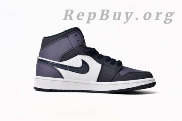[Sale] Jordan 1 Mid Obsidian Sanded Purple 554724-445 - 图片 3