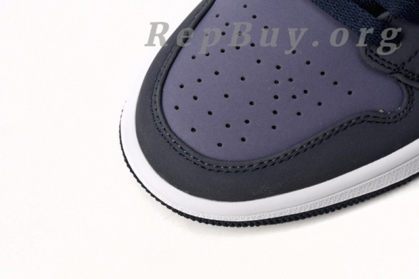 [Sale] Jordan 1 Mid Obsidian Sanded Purple 554724-445 - 图片 6