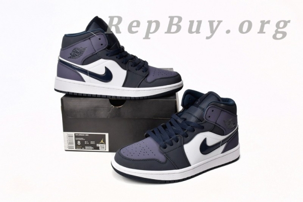 [Sale] Jordan 1 Mid Obsidian Sanded Purple 554724-445 - 图片 13