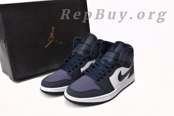 [Sale] Jordan 1 Mid Obsidian Sanded Purple 554724-445 - 图片 14