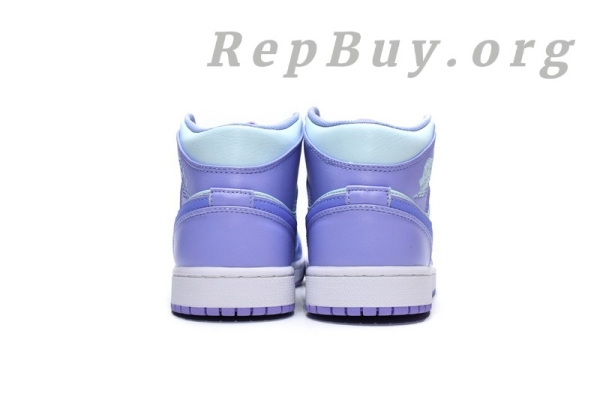 [Sale] Jordan 1 Mid Purple Aqua 554724-500 - 图片 3