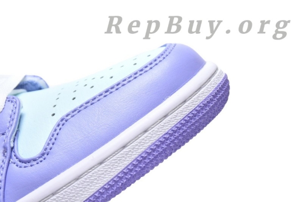 [Sale] Jordan 1 Mid Purple Aqua 554724-500 - 图片 9