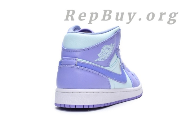 [Sale] Jordan 1 Mid Purple Aqua 554724-500 - 图片 11