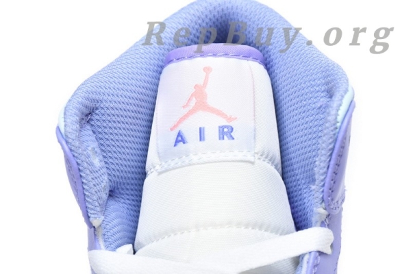 [Sale] Jordan 1 Mid Purple Aqua 554724-500 - 图片 7