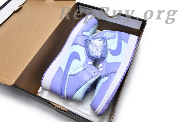 [Sale] Jordan 1 Mid Purple Aqua 554724-500 - 图片 20