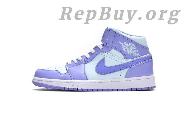 [Sale] Jordan 1 Mid Purple Aqua 554724-500