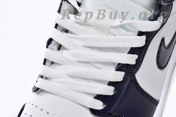 [Sale] Jordan 1 Mid White Metallic Gold Obsidian 554725-174 - 图片 7