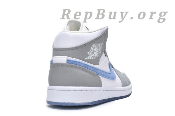 [Sale] Jordan 1 Mid Wolf Grey Aluminum (Women's) BQ6472-105 - Image 11