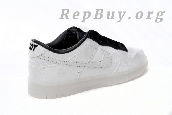 [Sale] Nike Dunk Low CLOT Fragment White FN0315-110 - 图片 8