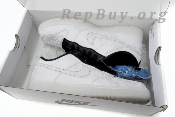 [Sale] Nike Dunk Low CLOT Fragment White FN0315-110 - 图片 15