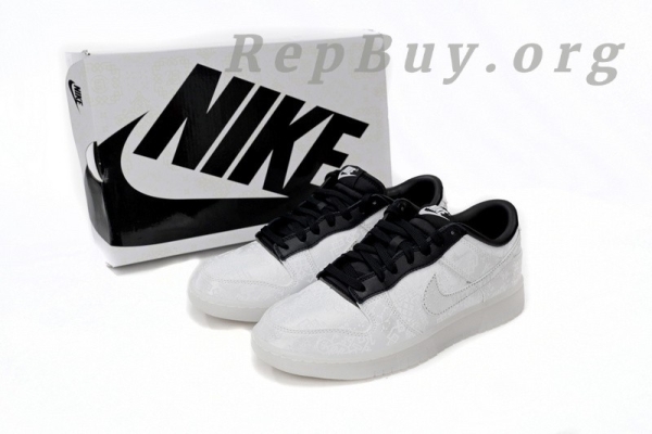 [Sale] Nike Dunk Low CLOT Fragment White FN0315-110 - 图片 14